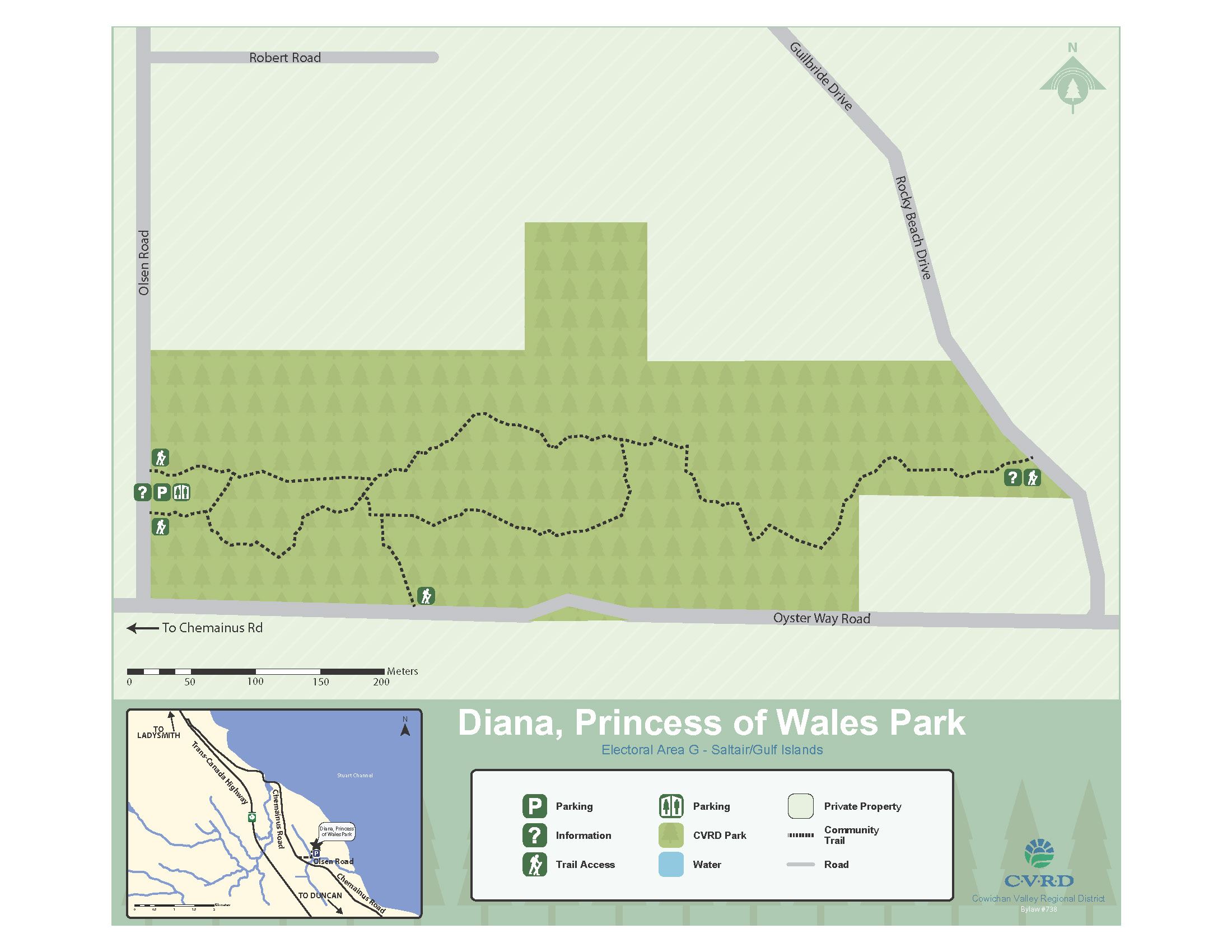 Diana Princess of Wales Park Map