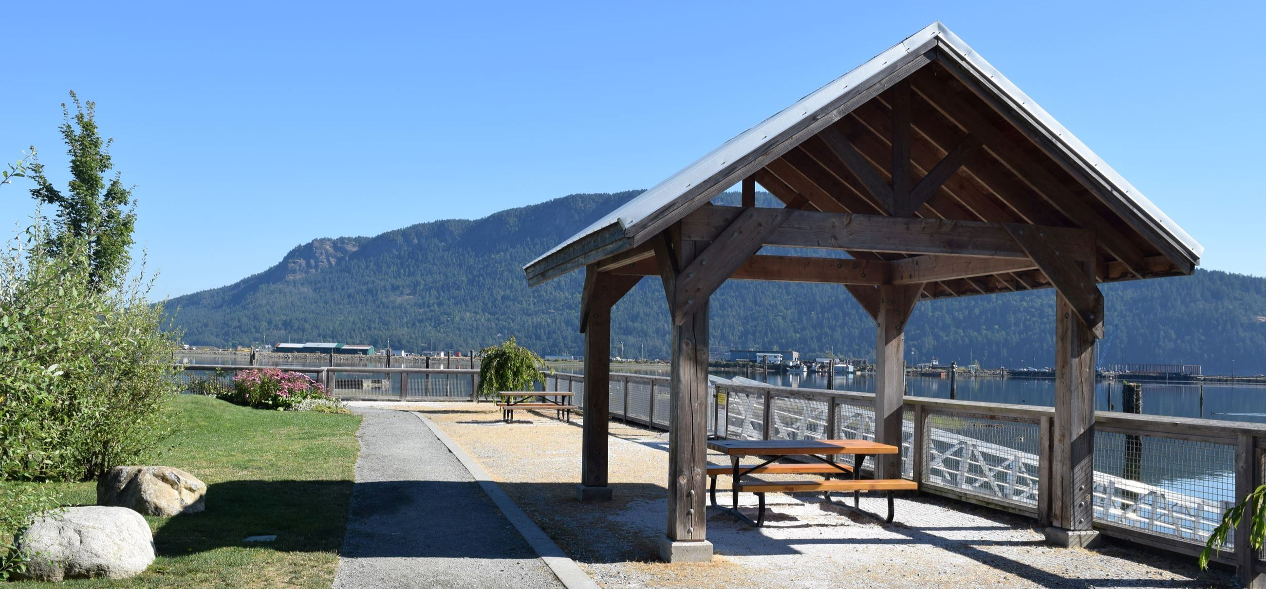 Cowichan Bay Marine Gateway Park Picnic Shelter